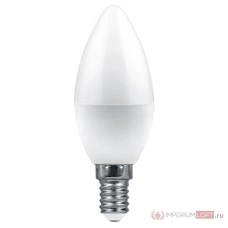 Лампа светодиодная Feron LB-1306 E14 6Вт 4000K 38045 Цвет арматуры хром Цвет плафонов серый от ImperiumLoft