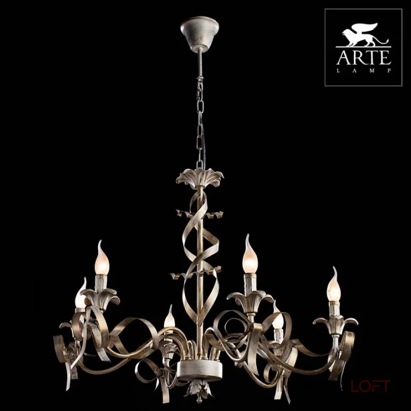 Подвесная люстра Arte Lamp Olivia A1018LM-6GA