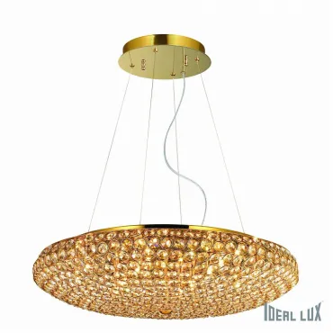 Подвесной светильник Ideal Lux King KING SP12 ORO Цвет арматуры золото Цвет плафонов золото