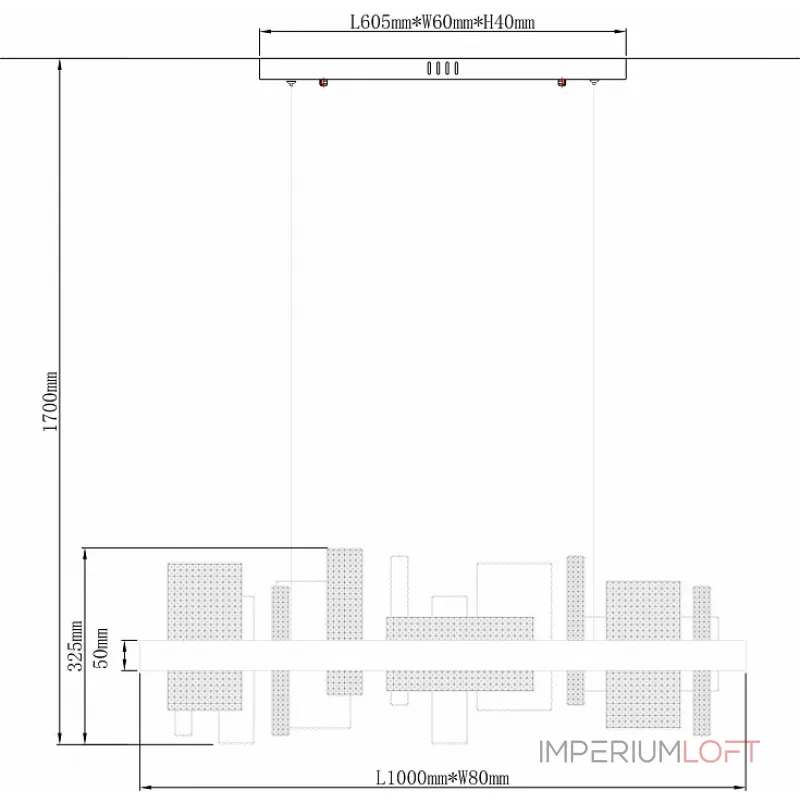 Подвесной светильник Wertmark Lotta WE461.03.023