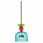 Подвесной светильник Loft it Candy 2008-C Цвет арматуры медь Цвет плафонов голубой от ImperiumLoft