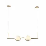 Подвесной светильник ST-Luce Forcio SL1126.203.02 Цвет арматуры золото Цвет плафонов белый от ImperiumLoft