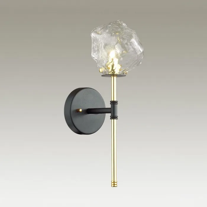 Бра Odeon Light Stono 4789/1W Цвет плафонов прозрачный Цвет арматуры золото от ImperiumLoft