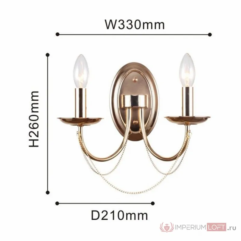 Бра F-promo Plini 2591-2W от ImperiumLoft