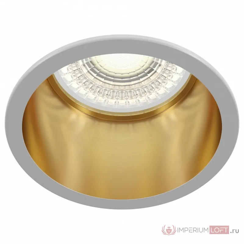 Встраиваемый светильник Maytoni Reif DL049-01WG Цвет арматуры золото от ImperiumLoft