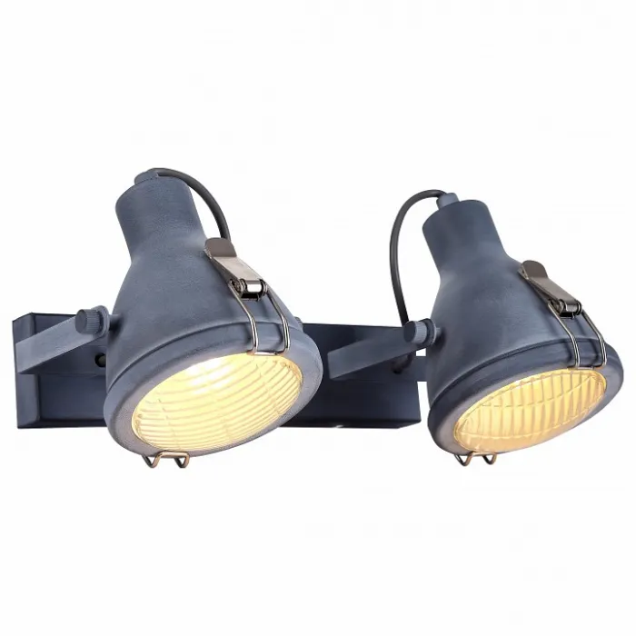 Спот Arte Lamp 9178 A9178AP-2GY Цвет арматуры серый Цвет плафонов серый от ImperiumLoft