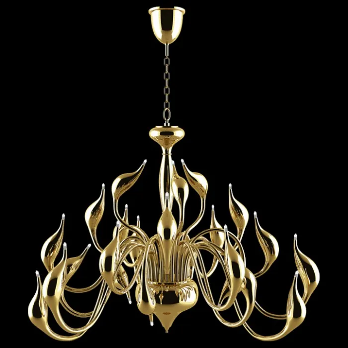 Подвесная люстра Lightstar Cigno Collo 751242 Цвет арматуры золото от ImperiumLoft