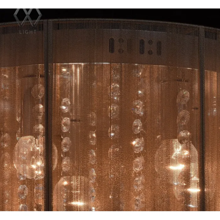 Накладной светильник MW-Light Жаклин 2 465011305 Цвет арматуры хром Цвет плафонов золото от ImperiumLoft