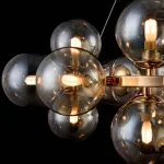 Подвесная люстра Maytoni Dallas MOD548PL-25G Цвет арматуры золото Цвет плафонов янтарный от ImperiumLoft