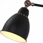 Бра Arte Lamp 2055 A2055AP-1BK Цвет арматуры черный Цвет плафонов черный