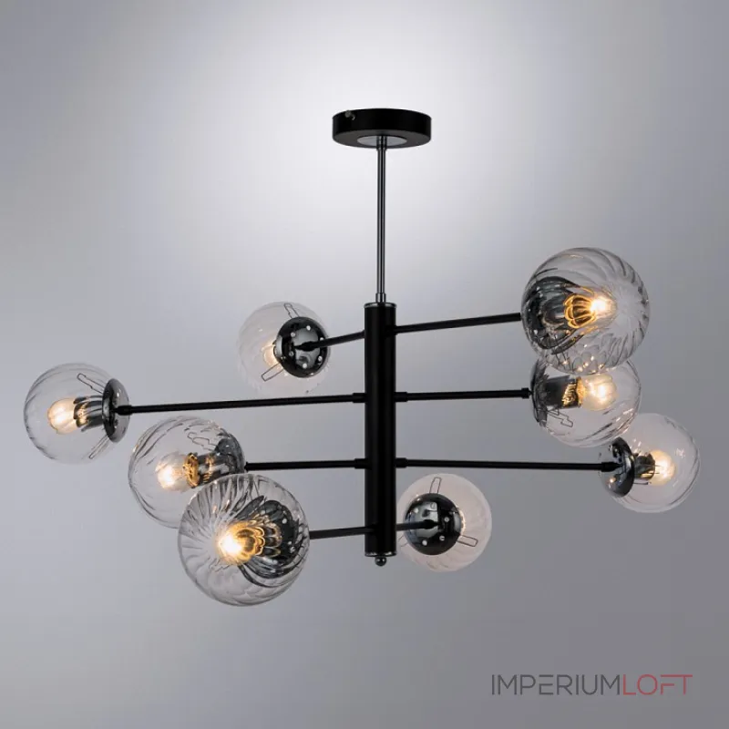 Люстра на штанге Arte Lamp Segin A3566PL-8BK Люстра на штанге Arte Lamp Segin A3566PL-8BK