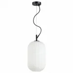 Подвесной светильник Odeon Light Roofi 4751/1 Цвет плафонов белый Цвет арматуры черный от ImperiumLoft
