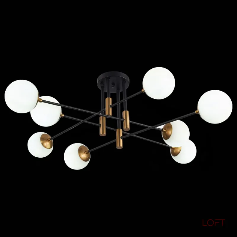 Потолочная люстра ST-Luce Limano SL1203.402.08 Потолочная люстра ST-Luce Limano SL1203.402.08