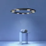 Подвесной светильник Maytoni Fad MOD070PL-L63B3K Цвет арматуры черный Цвет плафонов белый от ImperiumLoft