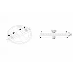 Встраиваемый светильник Arte Lamp Mesura A7971PL-1WH Цвет плафонов белый Цвет арматуры белый