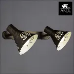 Спот Arte Lamp Cono A5218AP-2BR Цвет арматуры коричневый Цвет плафонов коричневый от ImperiumLoft