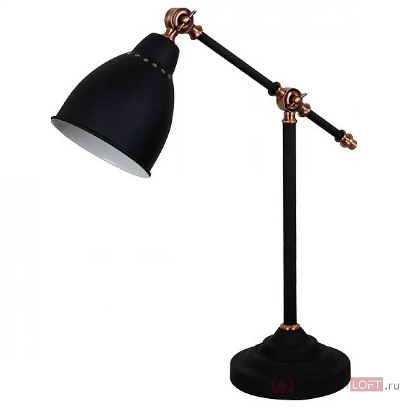 Настольная лампа офисная Odeon Light Cruz 3373/1T Цвет плафонов черный от ImperiumLoft