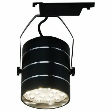 Светильник на штанге Arte Lamp Track Lights A2718PL-1BK Цвет арматуры черный Цвет плафонов черный