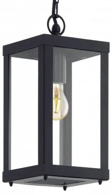 Подвесной светильник Eglo Alamonte 1 94788 Цвет арматуры черный Цвет плафонов прозрачный