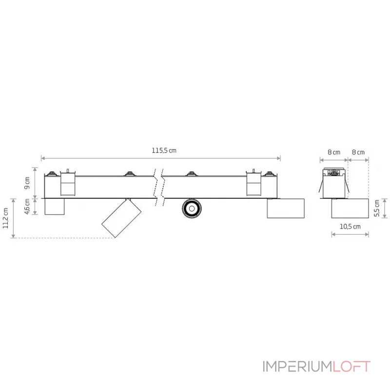 Спот Nowodvorski Mono 10462 от ImperiumLoft Спот Nowodvorski Mono 10462 от ImperiumLoft
