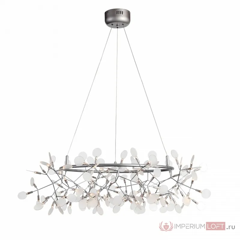 Подвесная люстра ST-Luce Rafina SL379.103.135 Цвет арматуры серебро Цвет плафонов белый от ImperiumLoft