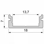Профиль накладной  Deko-Light AU-01-12 970045 Цвет арматуры белый от ImperiumLoft Профиль накладной  Deko-Light AU-01-12 970045 Цвет арматуры белый от ImperiumLoft