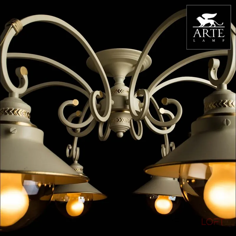 Потолочная люстра Arte Lamp Grazioso A4577PL-8WG 