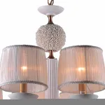 Подвесная люстра Divinare Terraglia 1160/01 LM-12 Цвет арматуры медь Цвет плафонов кремовый от ImperiumLoft
