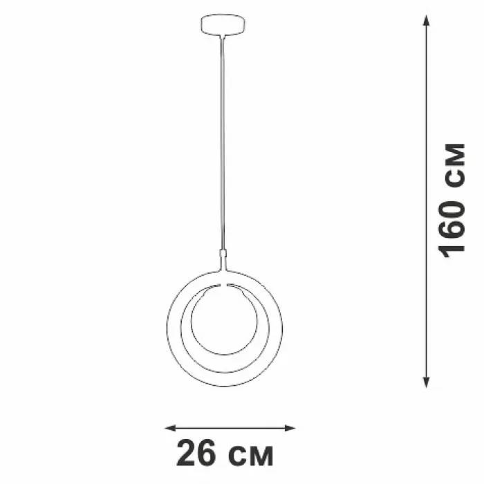 Подвесной светильник Vitaluce V29550 V29550-8/1S от ImperiumLoft