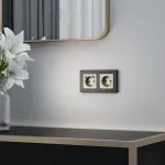 Розетка с заземлением без рамки Werkel W117 8 W1171011