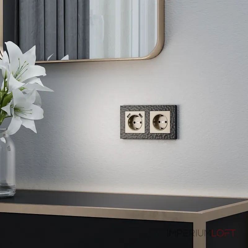 Розетка с заземлением без рамки Werkel W117 8 W1171011