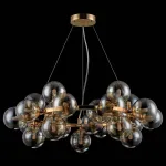 Подвесная люстра Maytoni Dallas MOD548PL-25G Цвет арматуры золото Цвет плафонов янтарный от ImperiumLoft