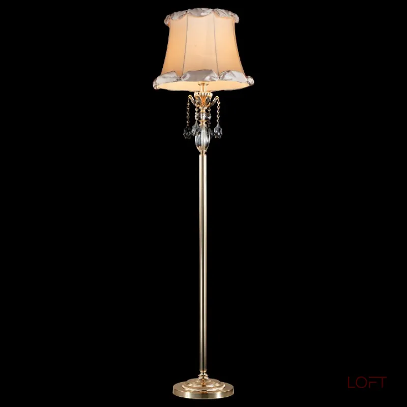 Торшер Osgona Fiocco 701711 Цвет арматуры латунь Цвет плафонов кремовый от ImperiumLoft