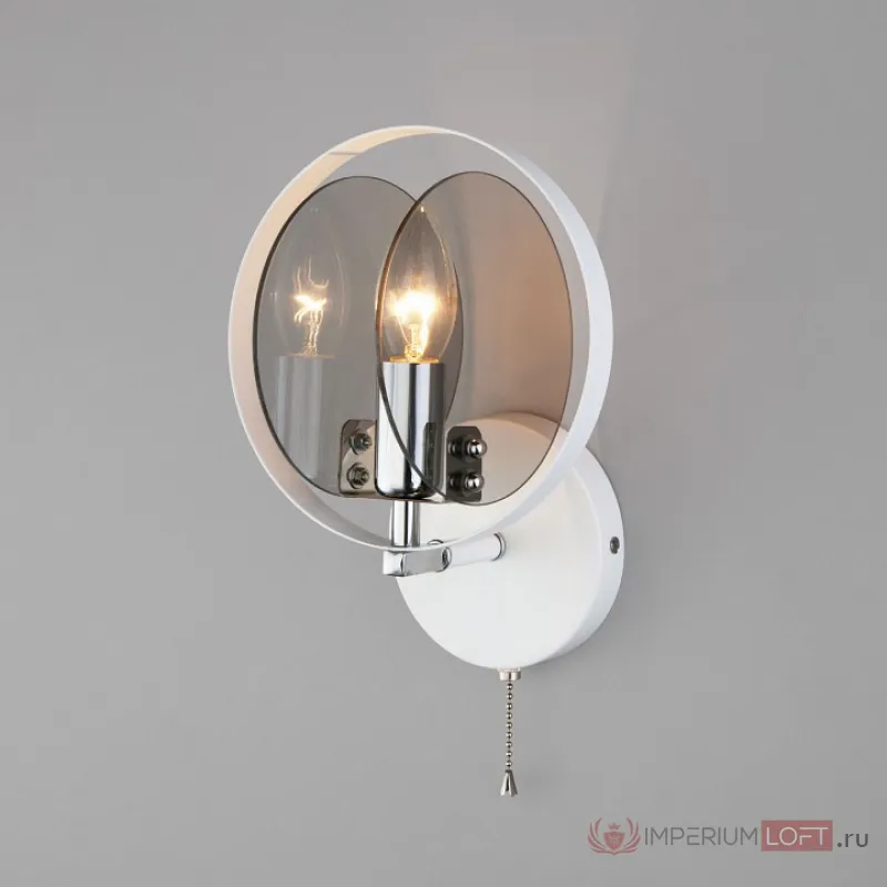 Бра Eurosvet Gallo 70121/1 белый Цвет плафонов серый от ImperiumLoft