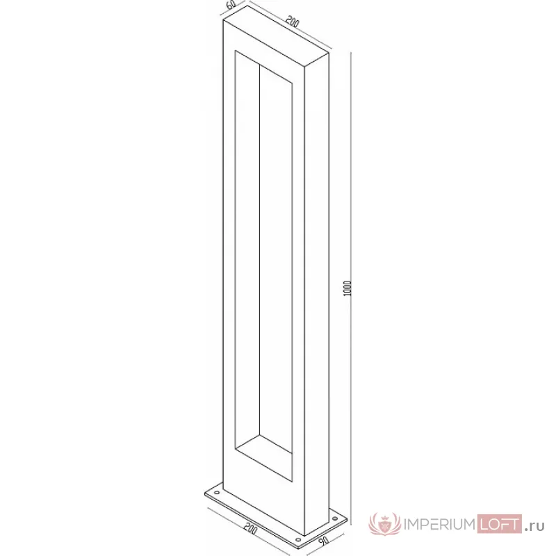 Наземный высокий светильник Maytoni Bonn O425FL-L10GF от ImperiumLoft