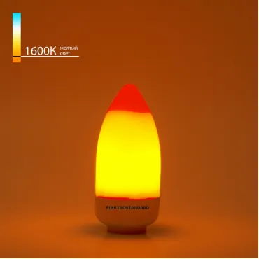 Лампа светодиодная Elektrostandard Лампа пламя E14 3Вт 1600K BLE1436