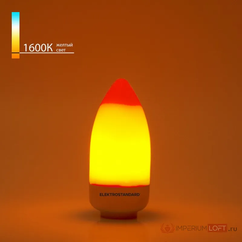 Лампа светодиодная Elektrostandard Лампа пламя E14 3Вт 1600K BLE1436 от ImperiumLoft