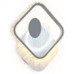 Накладной светильник Ambrella Ice 1 FA266 WH/GR белый/серый LED 3000K+6400K 16W 310*270*50 Цвет арматуры белый Цвет плафонов прозрачный