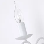 Бра Arte Lamp 1129 A1129AP-1WH Цвет арматуры белый Цвет плафонов прозрачный