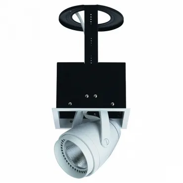 Встраиваемый светильник Arte Lamp Cardani A1618PL-1WH Цвет арматуры черный Цвет плафонов белый