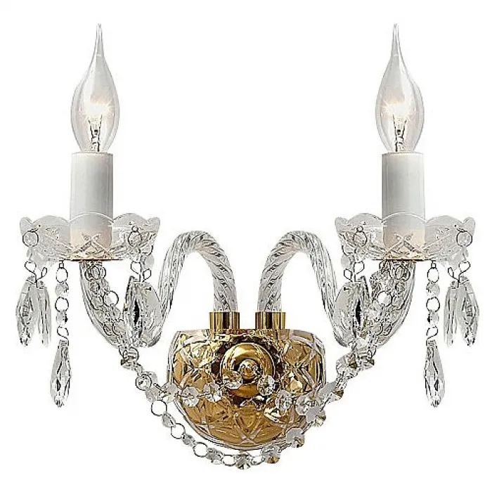 Бра Favourite Monreal 1735-2W Цвет плафонов прозрачный Цвет арматуры золото от ImperiumLoft