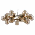 Подвесная люстра Maytoni Dallas MOD548PL-25G Цвет арматуры золото Цвет плафонов янтарный от ImperiumLoft