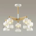Люстра на штанге Lumion Bonnie 4491/5C цвет арматуры разноцветный цвет плафонов прозрачный от ImperiumLoft