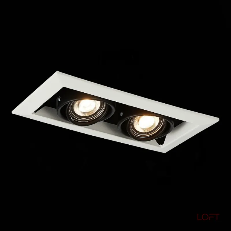 Встраиваемый светильник ST-Luce Hemi ST250.548.02 Цвет арматуры черный от ImperiumLoft