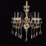 Подвесная люстра MW-Light Адель 3 373011205 Цвет арматуры золото Цвет плафонов прозрачный от ImperiumLoft