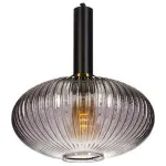 Подвесной светильник Loft it Iris 2070-С+BL Цвет арматуры черный Цвет плафонов серый от ImperiumLoft