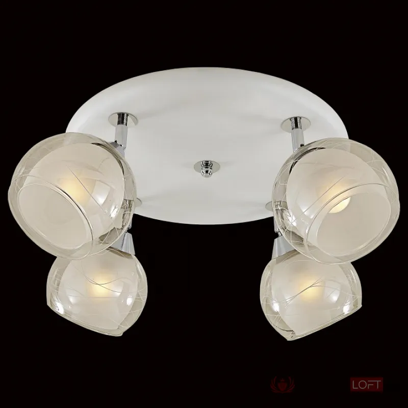 Потолочная люстра Citilux Самба CL158141 Цвет арматуры хром от ImperiumLoft