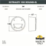 Встраиваемый светильник Fumagalli Extraleti 2S3.000.000.LYG1L от ImperiumLoft