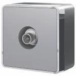 ТВ-розетка оконечная Werkel Gallant W5083006 Цвет арматуры серебро