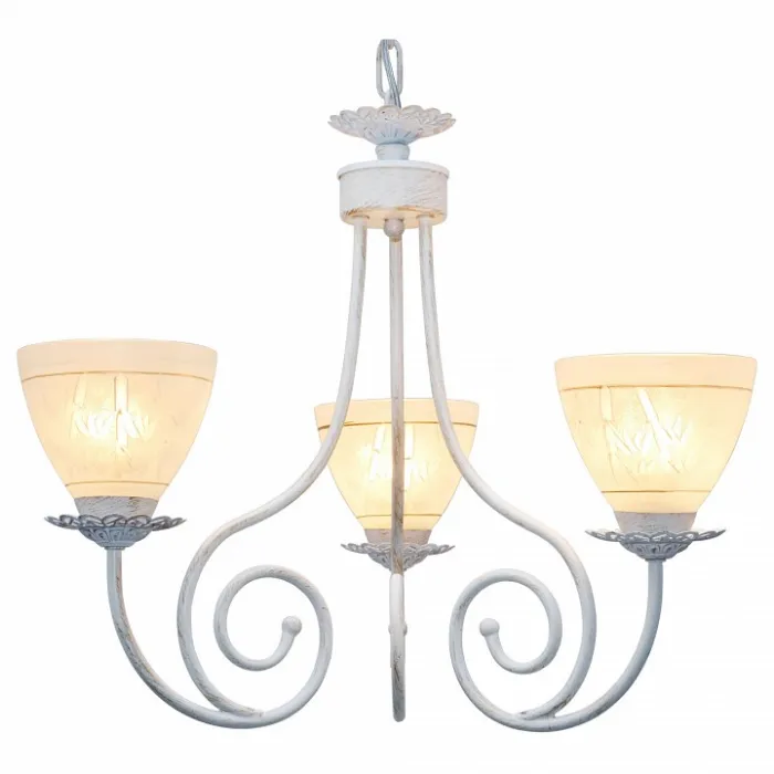 Подвесная люстра TopLight Barbara TL1134-3H Цвет арматуры золото Цвет плафонов золото от ImperiumLoft